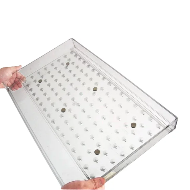 Placa de siembra manual para bandejas de semillas, sembradora portátil para cultivo en invernadero, para semillas de tomate
