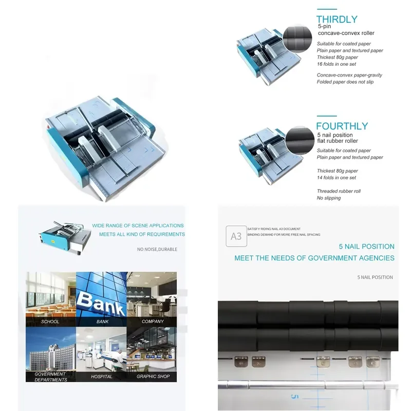 ZY-1 Intelligent Paper Folding Machine with Martin Paper Folder Adjustment Motor As Core Component