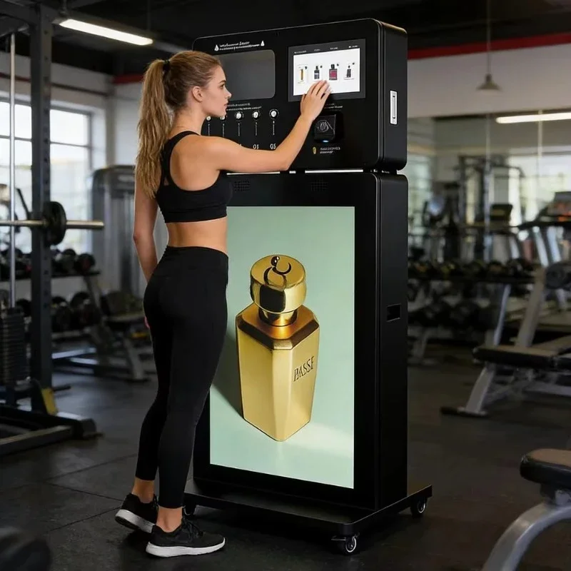 Luxury Standing Perfume Vending Machine Cologne Scent Vending Machine  Automatic Vending Machine for Perfumes Spraying Sprayers