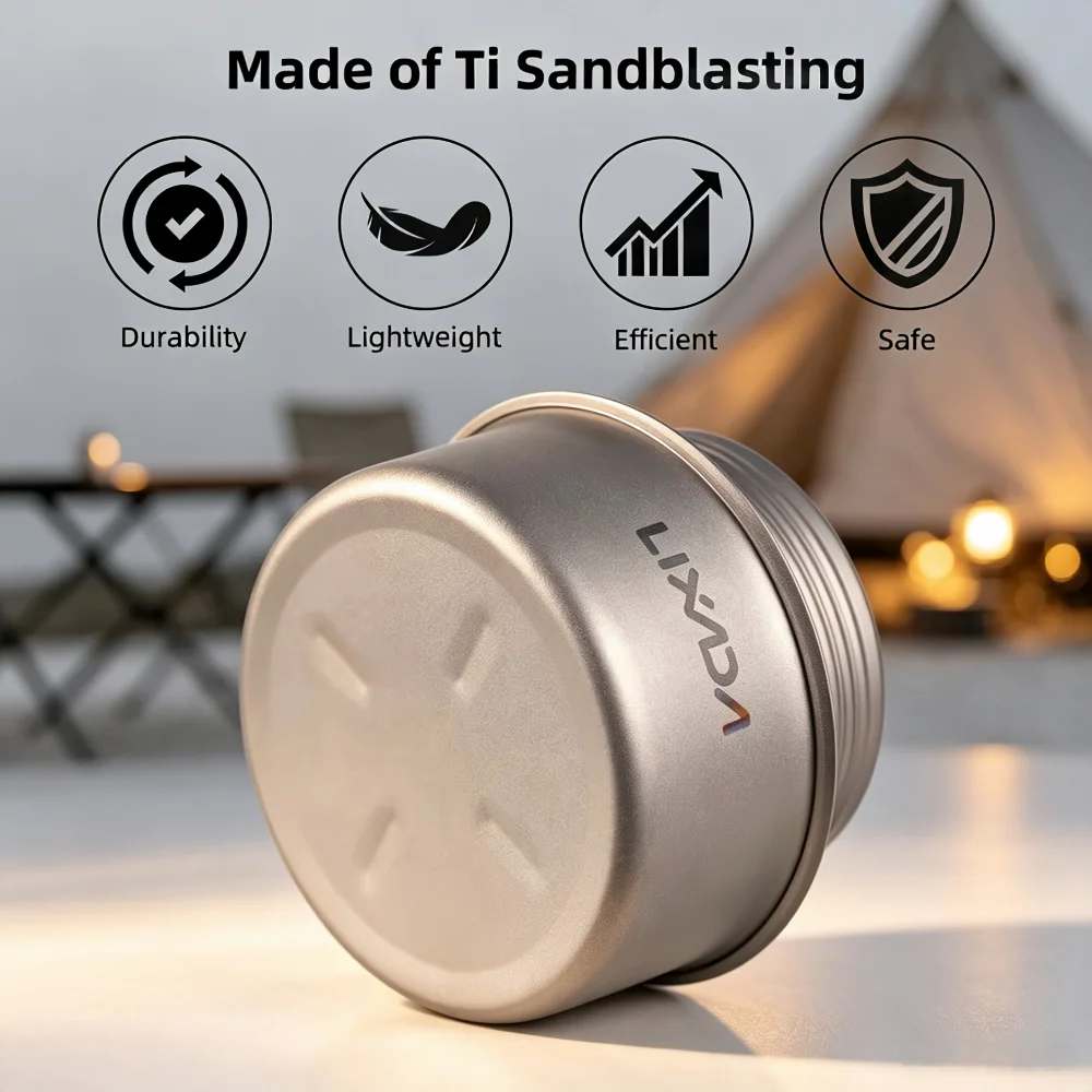 Camping Stove Portable Mini Aluminum Alloy Alcohol Stove with Lid , Outdoor Camping Hiking Backpacking Cooking Tool image 5
