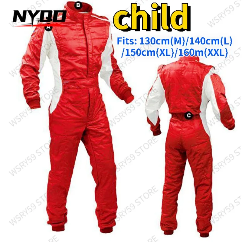 ATV Motocross Racing Club Exercise Clothing Set Men Women Professional For F1 Karting Suit Waterproof Car Overalls S 4XL