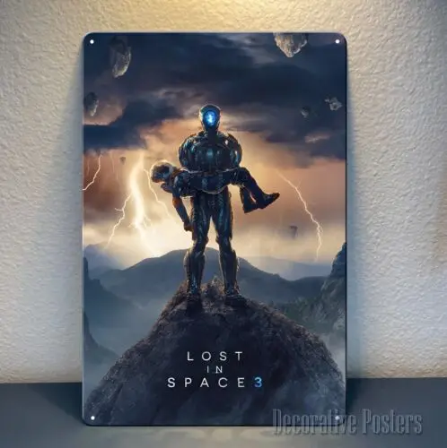 Metallposter der Filmreihe – Schild – Größe: 8 x 12 Zoll (20 x 30 cm) – Aluminium