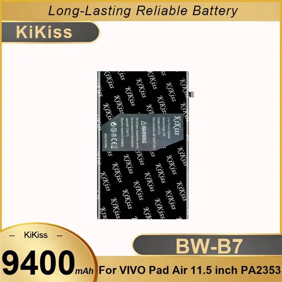 

Прочный аккумулятор для планшета 9400 мАч, долговечный BW-B7 для Vivo Pad Air 11,5 дюймов PA2353