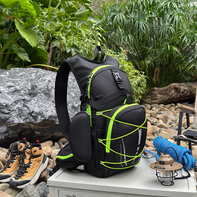 Toposhine متعددة الوظائف في الهواء الطلق على ظهره عالية الكثافة خفيفة الوزن نسيج مقاوم للماء حقيبة رياضية للتخييم التنزه ركوب الدراجات 2026