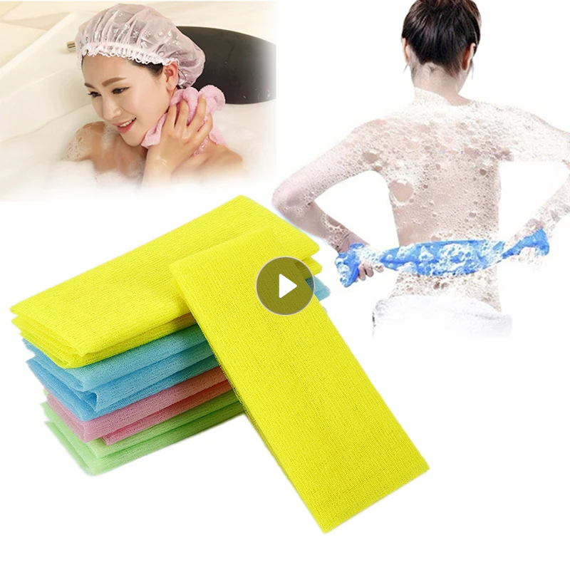 

Beauty Skin Exfoliating Cloth Washcloth Japanese Body Wash Towel Nylon Bath Towel Skin Polishing Towel Fast Delivery Wholesale