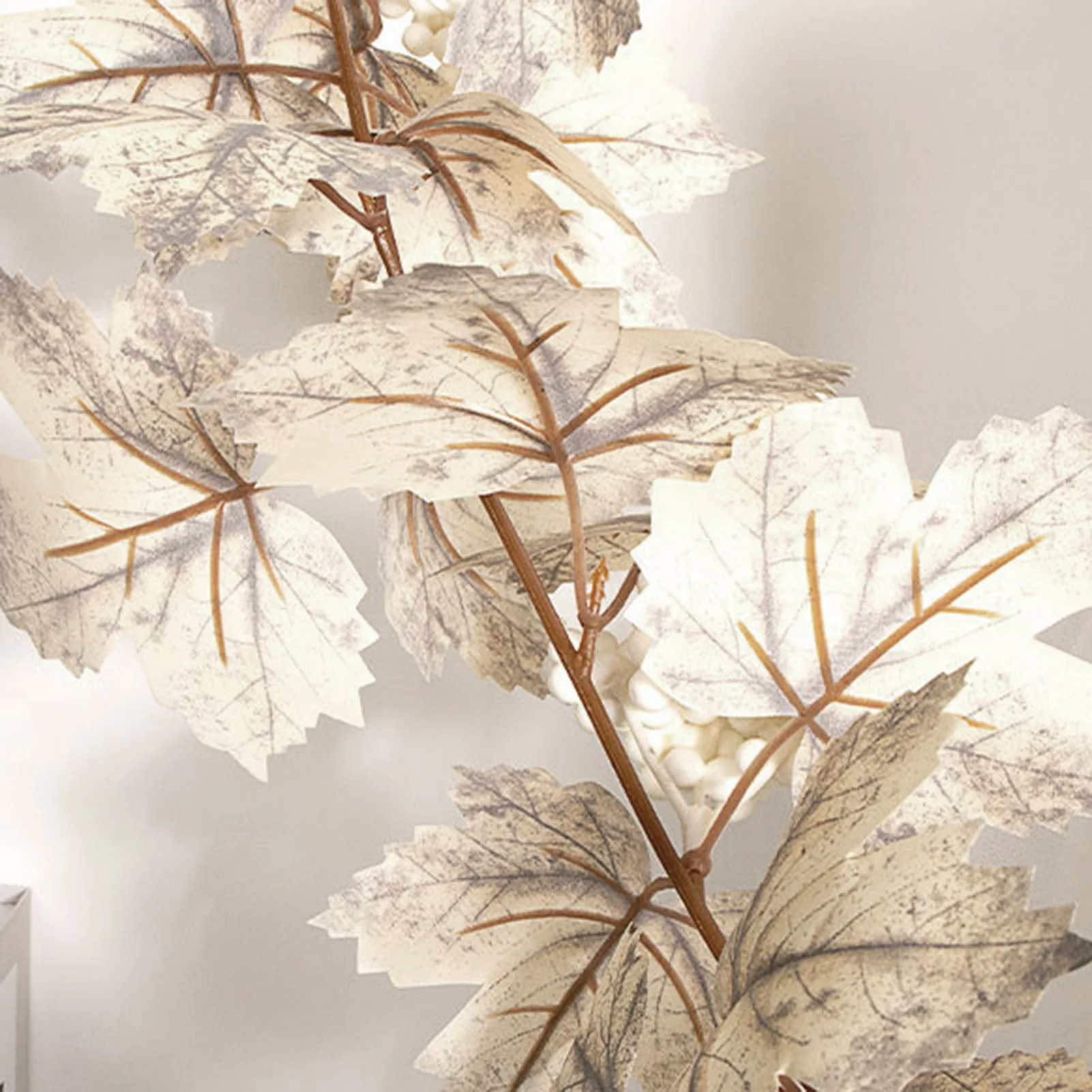 

1.75m Simulated Maple Leaf Vine Fading Autumn Leaves Rattan Strips 2025 Halloween Thanksgiving Day Home Party Decoration Plant