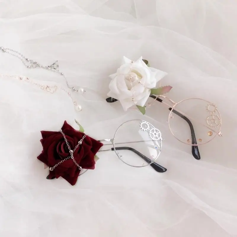 Occhiali n5kb occhiali Y2K-Girls COSPLAY Accessori per il Comiccon Halloween