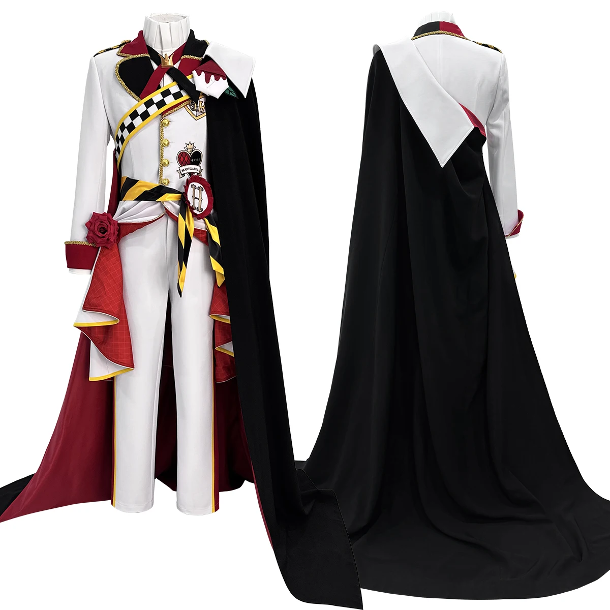 

HOLOUN Twisted Game ‌Heartslabyul Riddle Cosplay Costume Convention Halloween Christmas Cloak Coat Shirt Pants