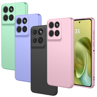 For Moto G86 Silicone Skin Cover Rugger Armor Rubber Case With Microfiber Lining For Moto G100 Pro