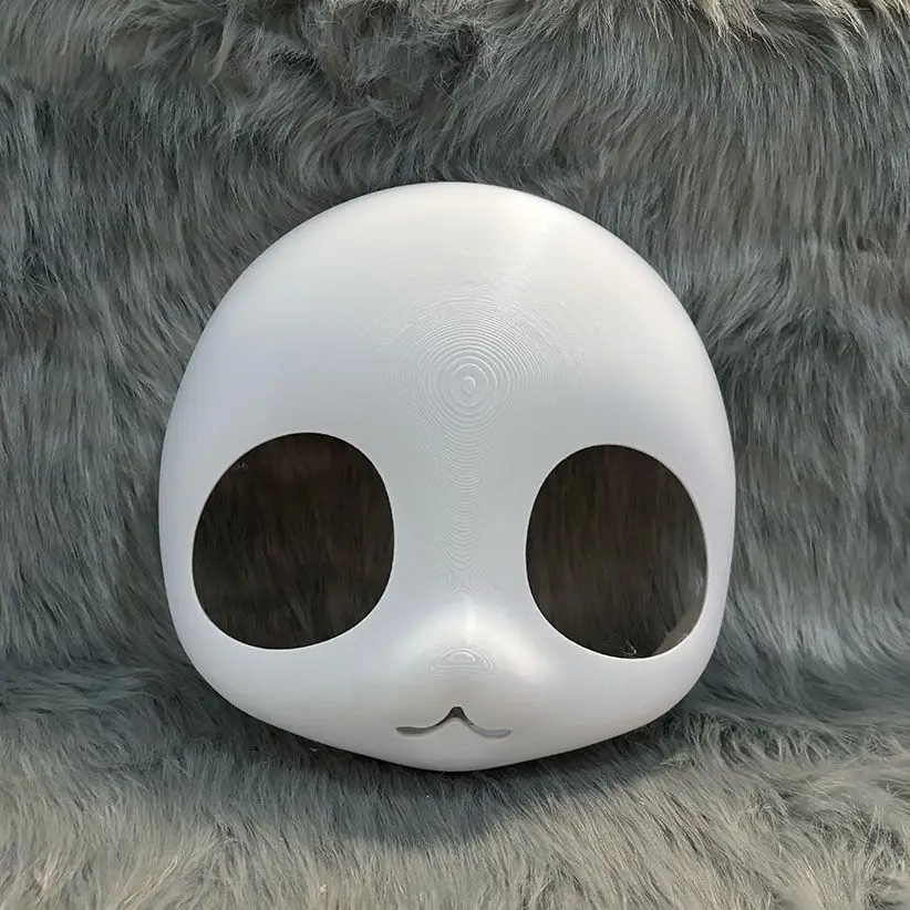 Fursuit Head Base Kemono Short Snouted Felidae Animal Suit Skull  Animal Head Skull Furry DIY Anime Accessories Cosplay Props