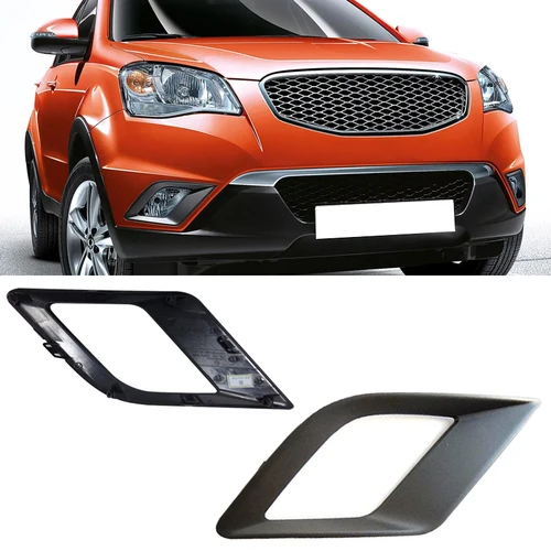Marco de luz antiniebla 7871334000 para SsangYong Korando 2010 2011 2012 2013 cubierta de luz de parachoques delantero Protector de luz de circulación diurna