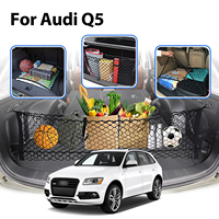 Car Cargo Net Stretchable,Car Gadgets, Adjustable Elastic Trunk Storage Net with Hook for Audi Q5 2009-2025