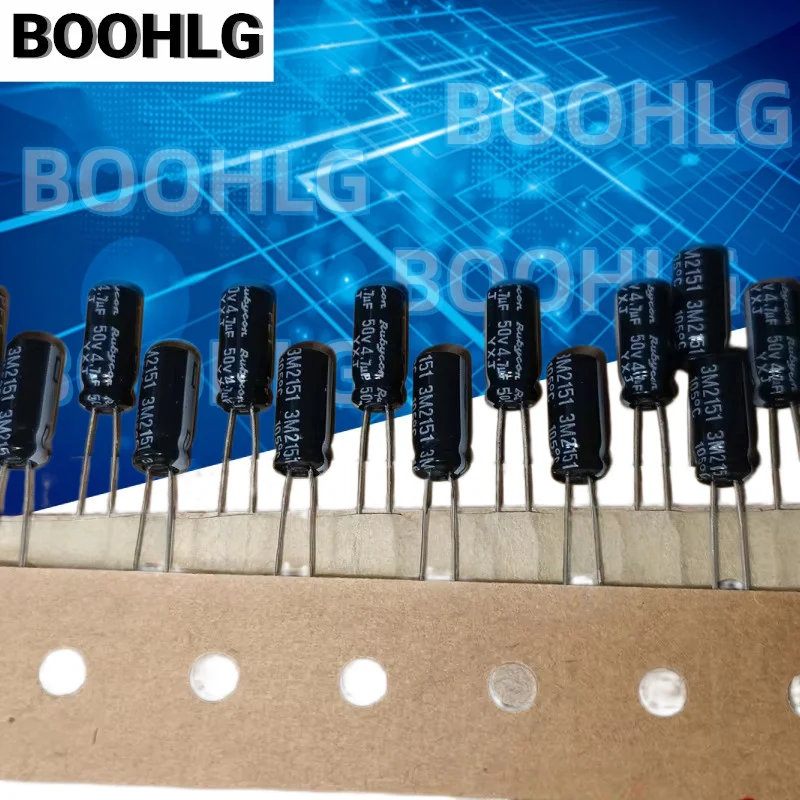 50PCS 4.7UF 50V electrolytic capacitor 50V 4.7UF 5X11