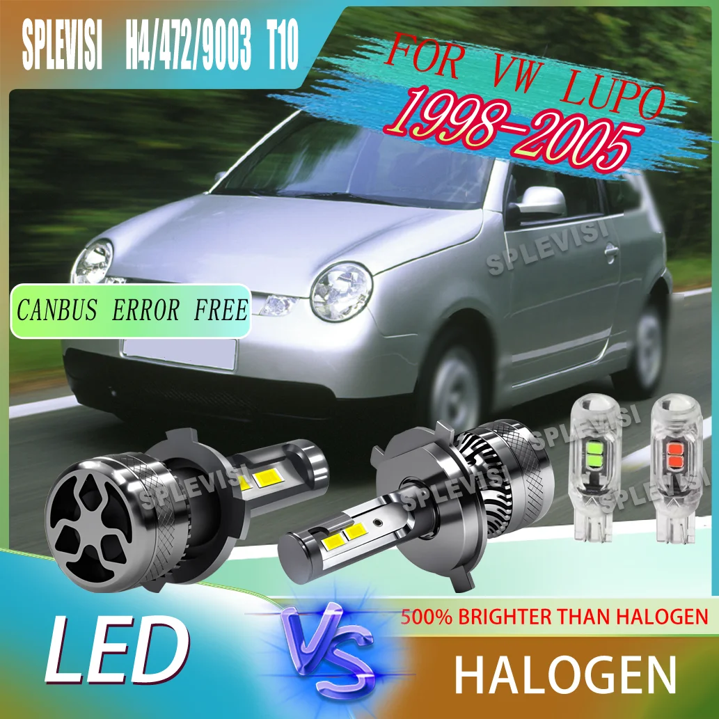 

Upgrade your vision with 200W LED headlights High Performance 9003 Error Free For VW LUPO 1998 1999 2000 2001 2002 2003 2005