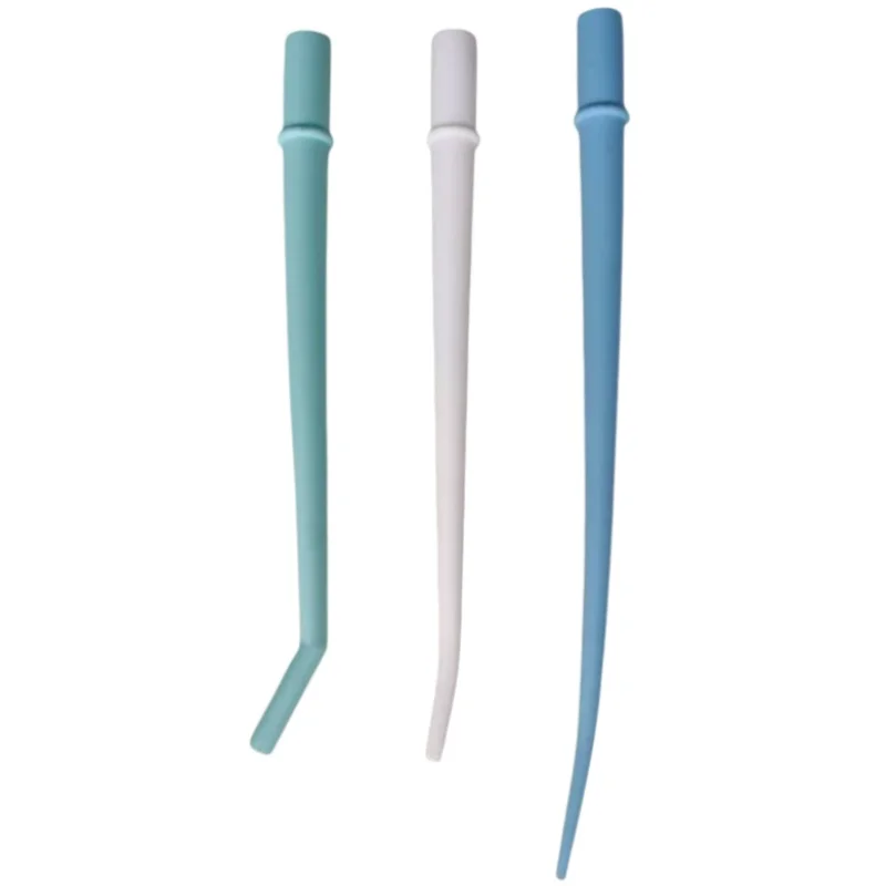 100PCS Dentistry Suction Tube Disposable Elbow Saliva Ejector Surgical Aspirator Dentisty