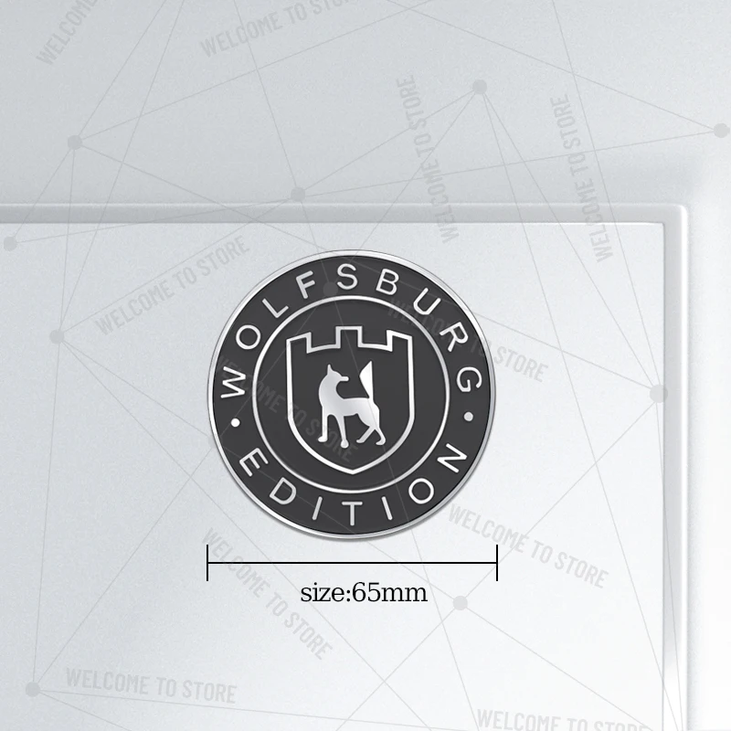 تصفيف السيارة وولفسبورغ الطبعة شعار معدني ثلاثية الأبعاد رسالة الخلفية الجذع الشارات مصبغة شارة ديكور للجولف MK4 MK5 طوارق بيتل باسات #4