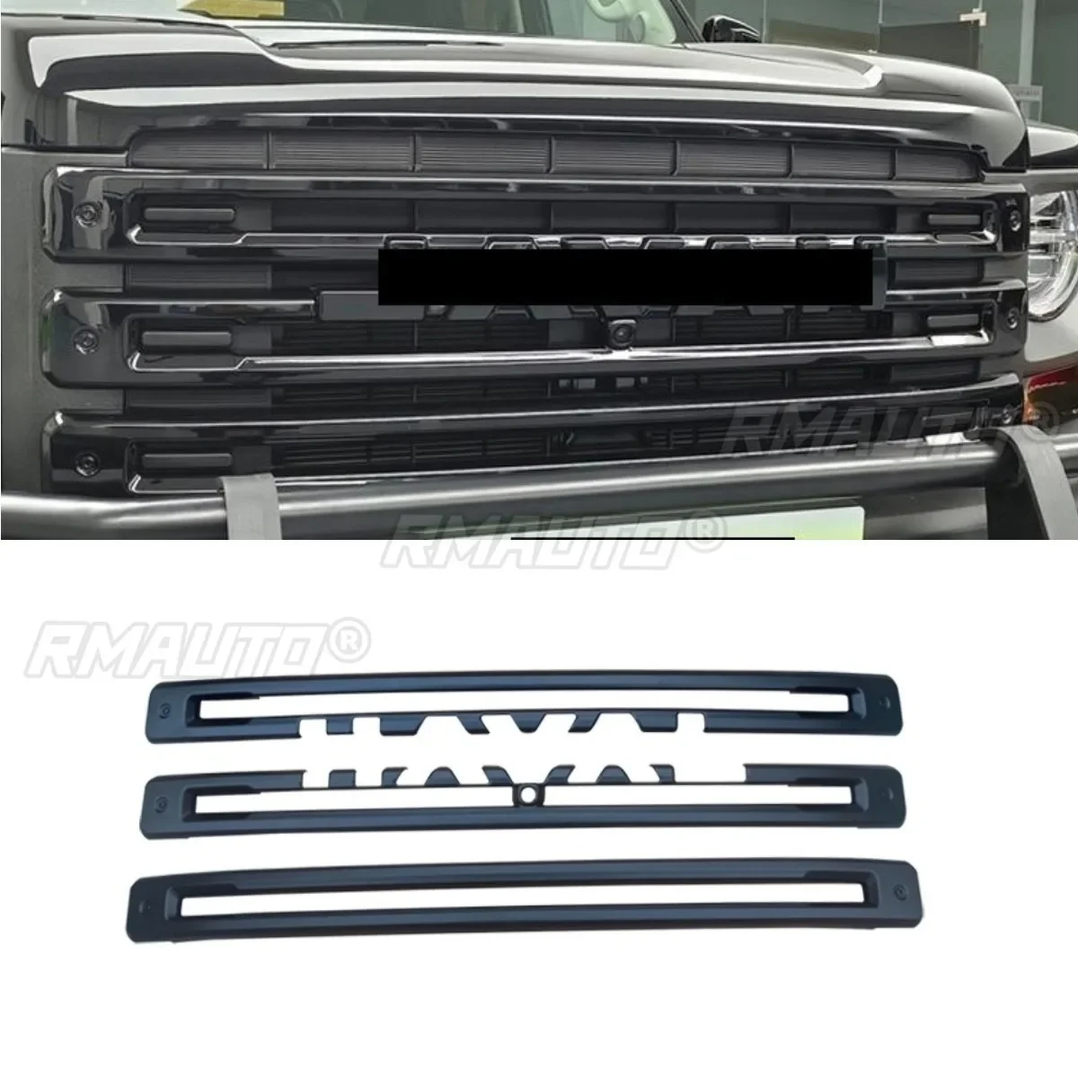 For Haval Raptors 2023-2024 Body Kit Car Bumper Grill Racing Grills Front Grille Front Bumper Grill Racing Grills Exterior Part