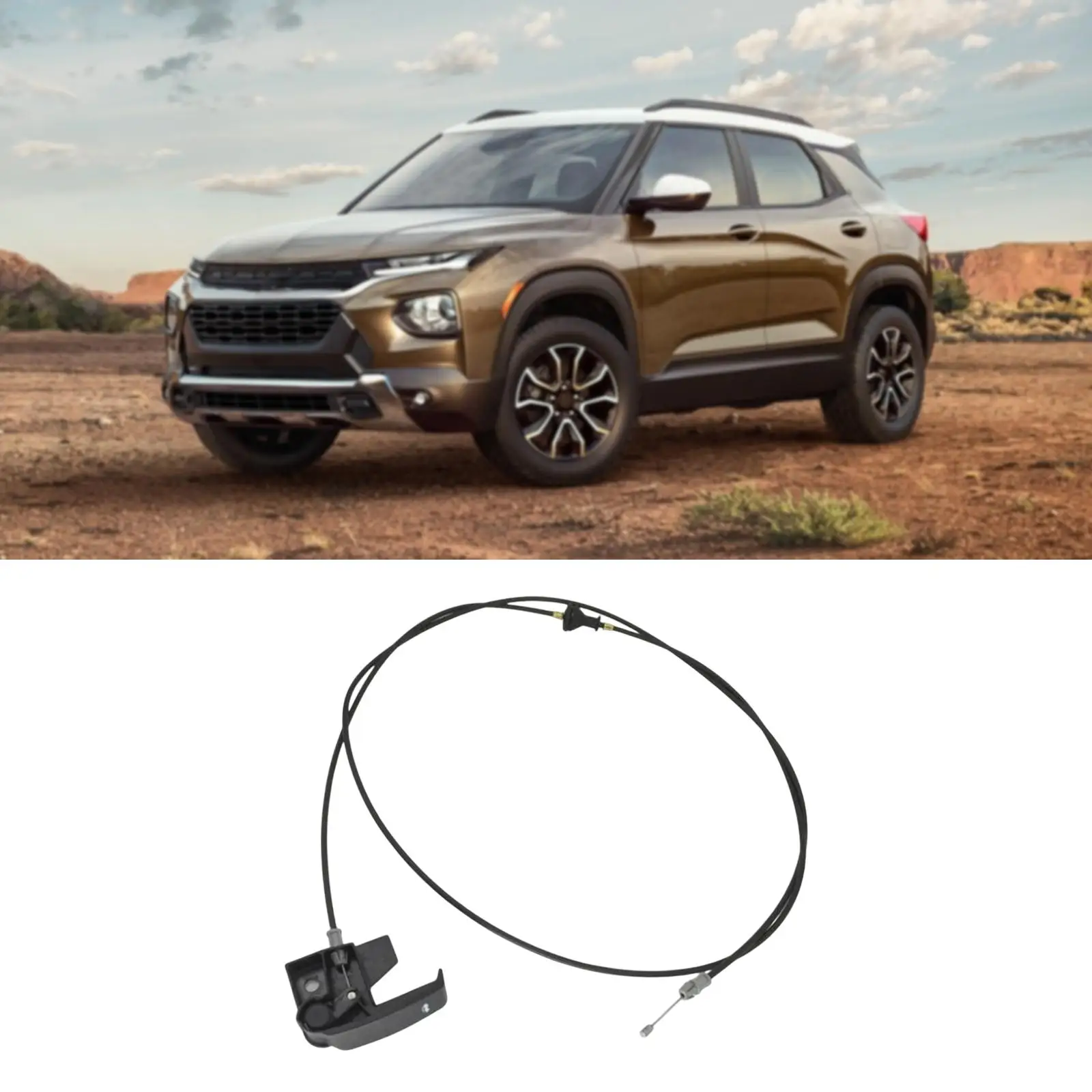 912037   Einfach zu installierendes Haubenentriegelungskabel für Chevy Trailblazer 02–09