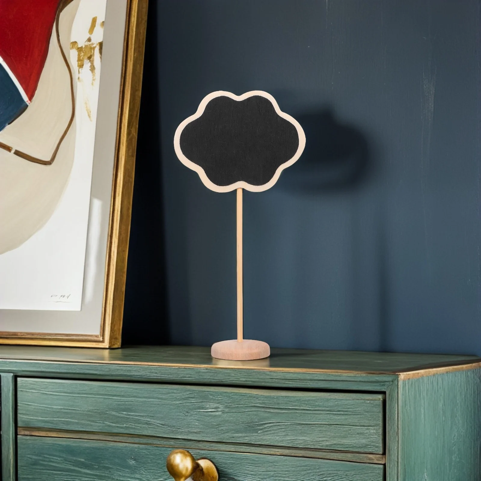 20Pcs Mini Blackboard Sign Rustic Wooden Frame Small Chalkboard Message Board for Kitchen Food Labels Menu Table Decor