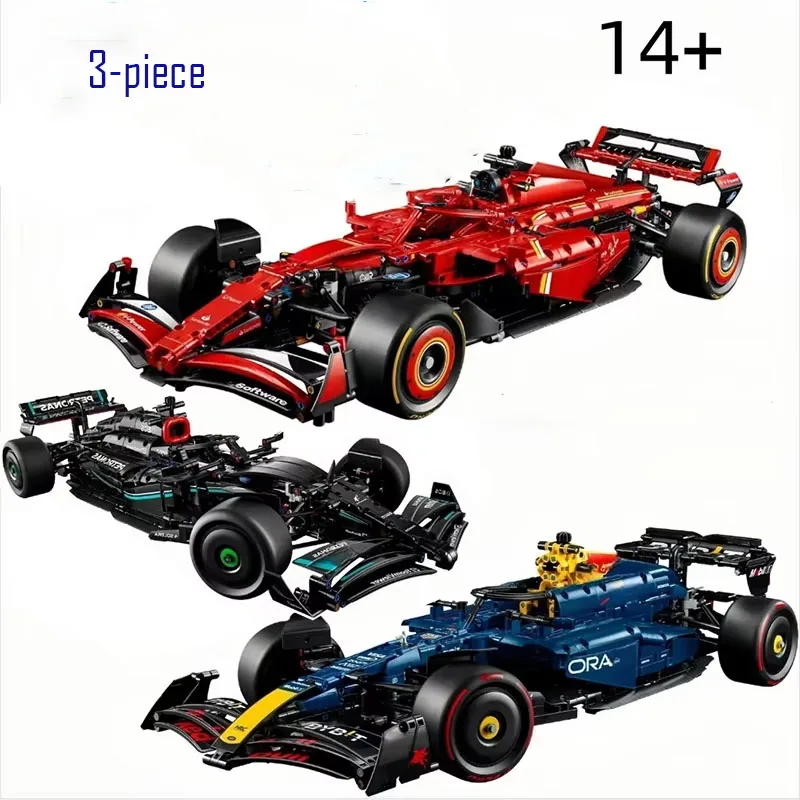 

2026 New 3 Sets of Building Block Assembly Toys Mechanical Racing Car Models 42171 42207 Series for Boys and Girls