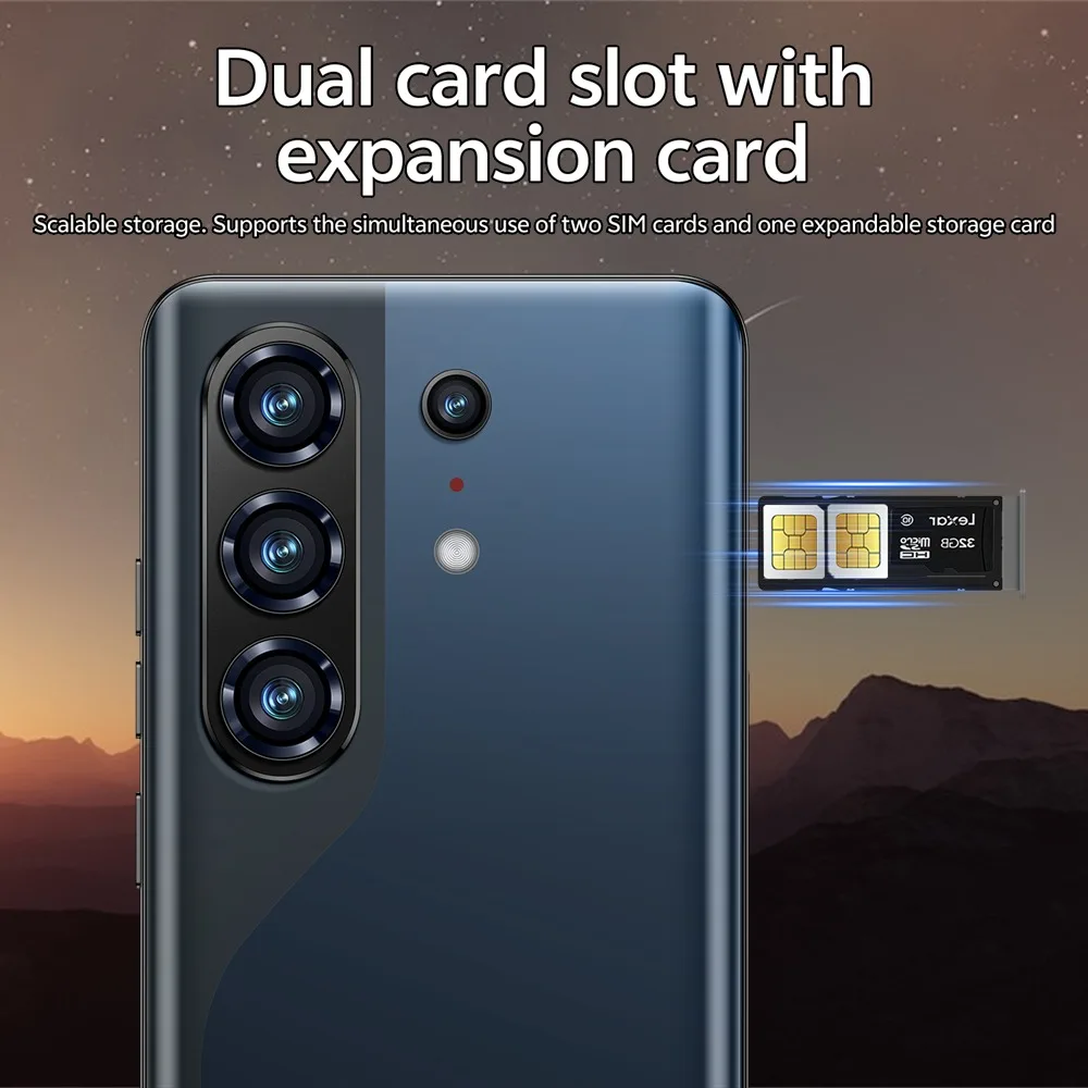 K-Touch Mobile Phones M18 Pro Max Smartphone Android 15 Cell Phone 7.3 Inch Face Unlock 8000mAh Battery 5G Dual SIM 16+48MP Camera Global Version Cellphones