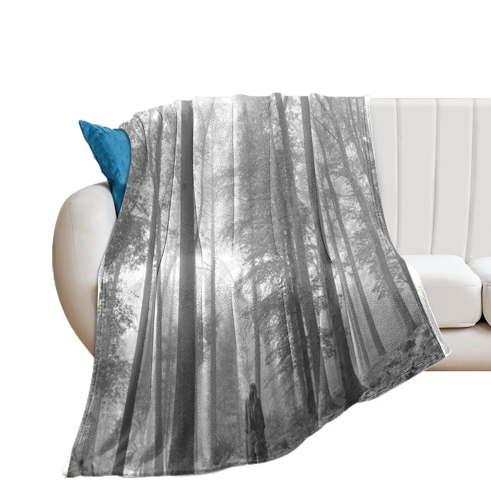 

;folklore black white cover poster Throw Blanket Luxury Throw Luxury Travel Blankets