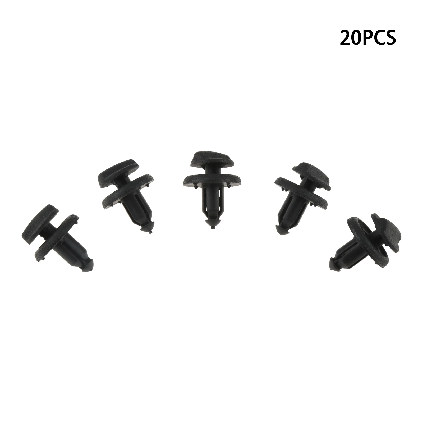 20pcs Car Clips Plastic Parcel Shelf Clamps Type End Fastener 799161KA3A Fit for Nissan Juke Auto Interior Parts