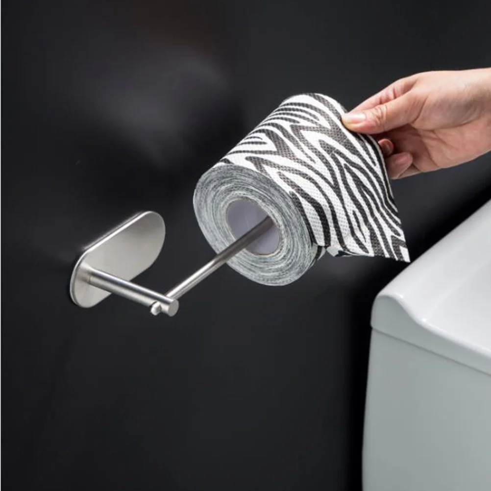 

Self-Adhesive Stainless Steel Paper Towel Holder 304 Polished Heavy Duty Rustproof Bathroom Kitchen Towel Rack