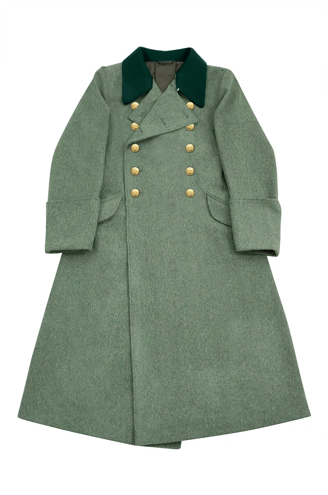 GUGJ-003 segunda guerra mundial alemão m36 kriegsmarine coastal oficial fieldgrey lã greatcoat