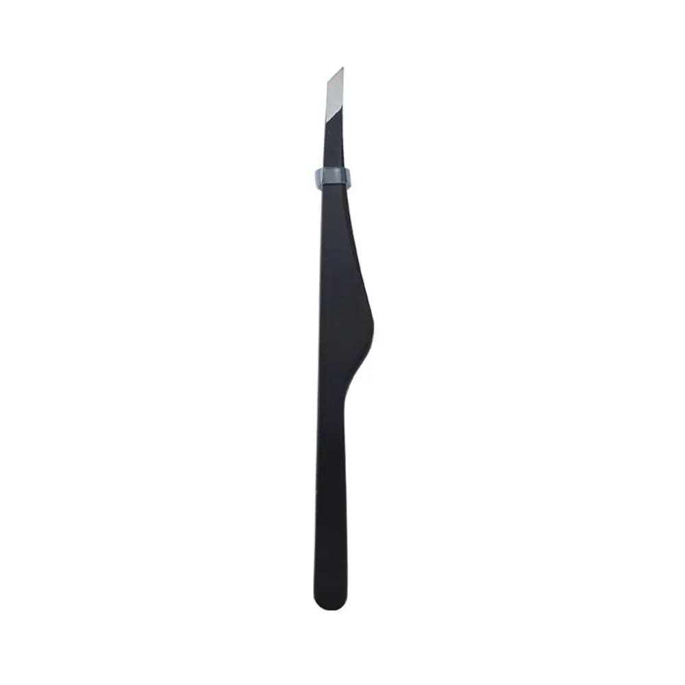 

steel Girls Fine Hairs Beauty Tools Precision Slanted Head Eyebrow Tweezer Lash Hairs Puller Eye Brow Clips Eyelash Tweezers