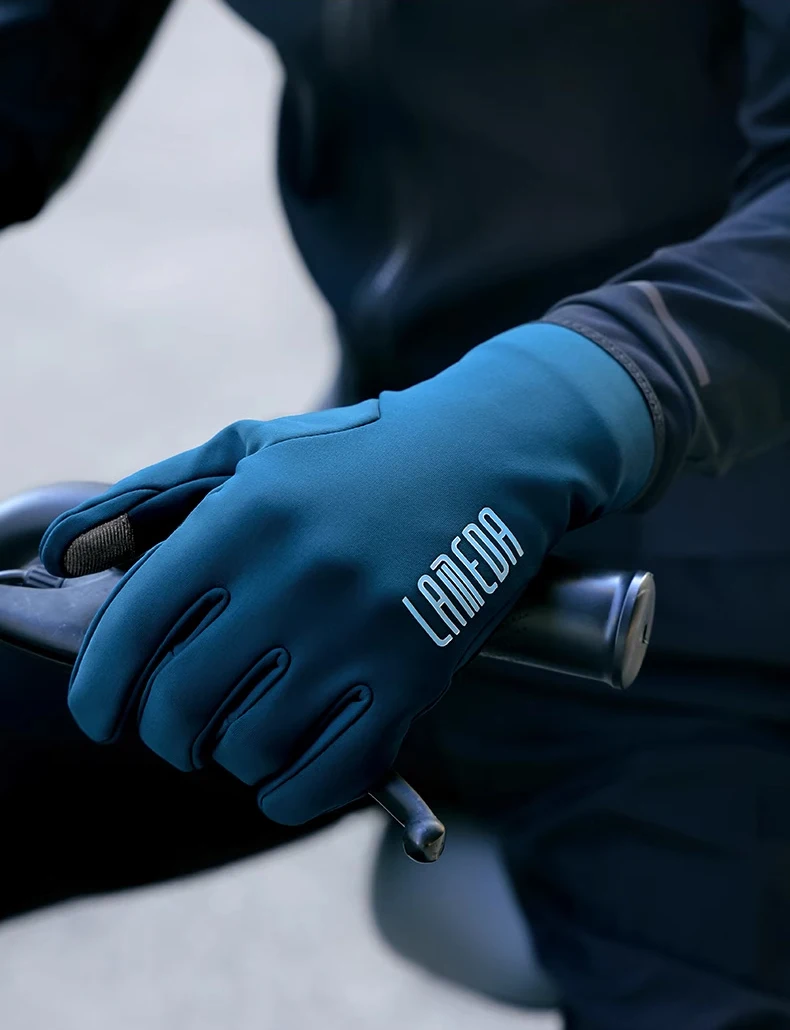LAMEDA Winter-Fahrradhandschuh, Touchscreen, Reiten, Thermo, warm, Straße, Vollfinger, wind- und wasserdichte Handschuhe, Fahrradzubehör – Detail 17
