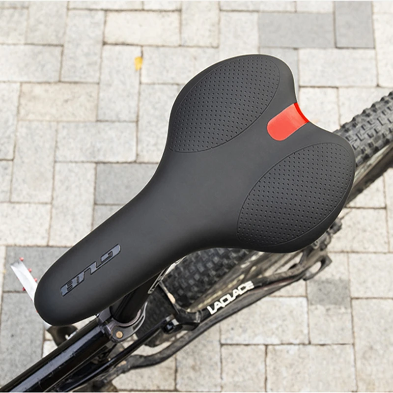 G415 Bicycle Saddle  Mountain Road Folding bikeSeat Widen and Thicken Wear-resisting PVC Leather Finish Foam Filled Saddle