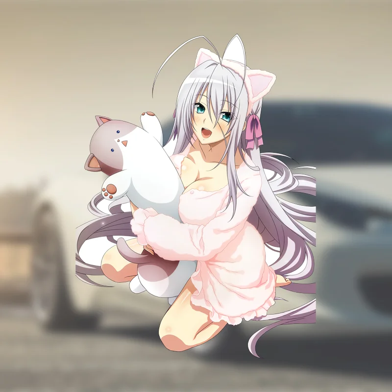 

EARLFAMILY сексуальная аниме девушка на коленях NSFW Waifu автомобильная наклейка автомобильные товары наклейка кондиционер виниловый холодильник Стайлинг