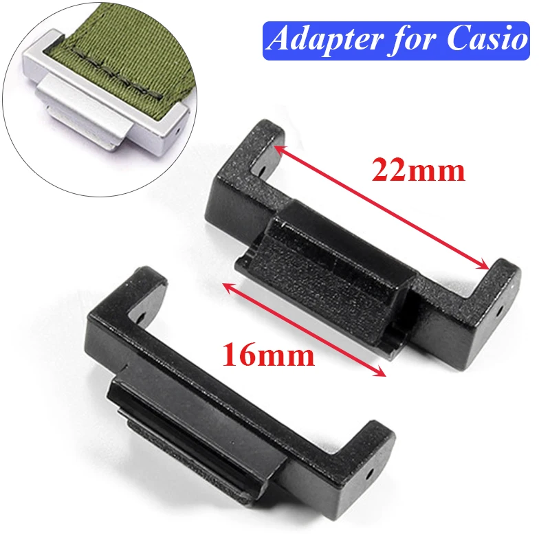 16mm Rubber Adapter for Casio GA-110/100/120 GD-100/110/120 DW-5600 GW-M5610 Modified Connector Accessories for GA-2100 Watch