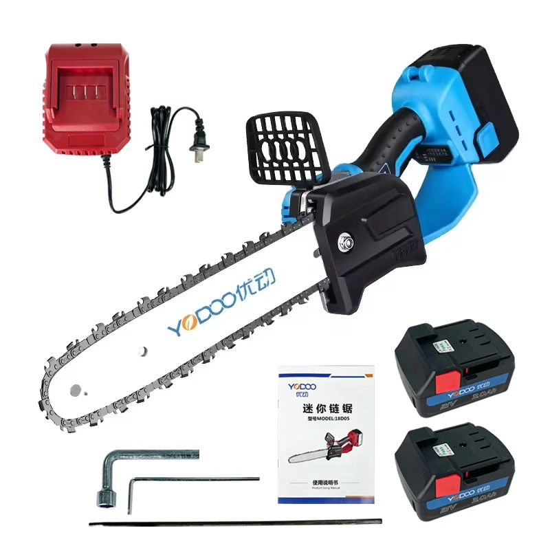 

Electric Chain Saw One-Hand Woodworking Lithium Battery Pruning Chainsaw