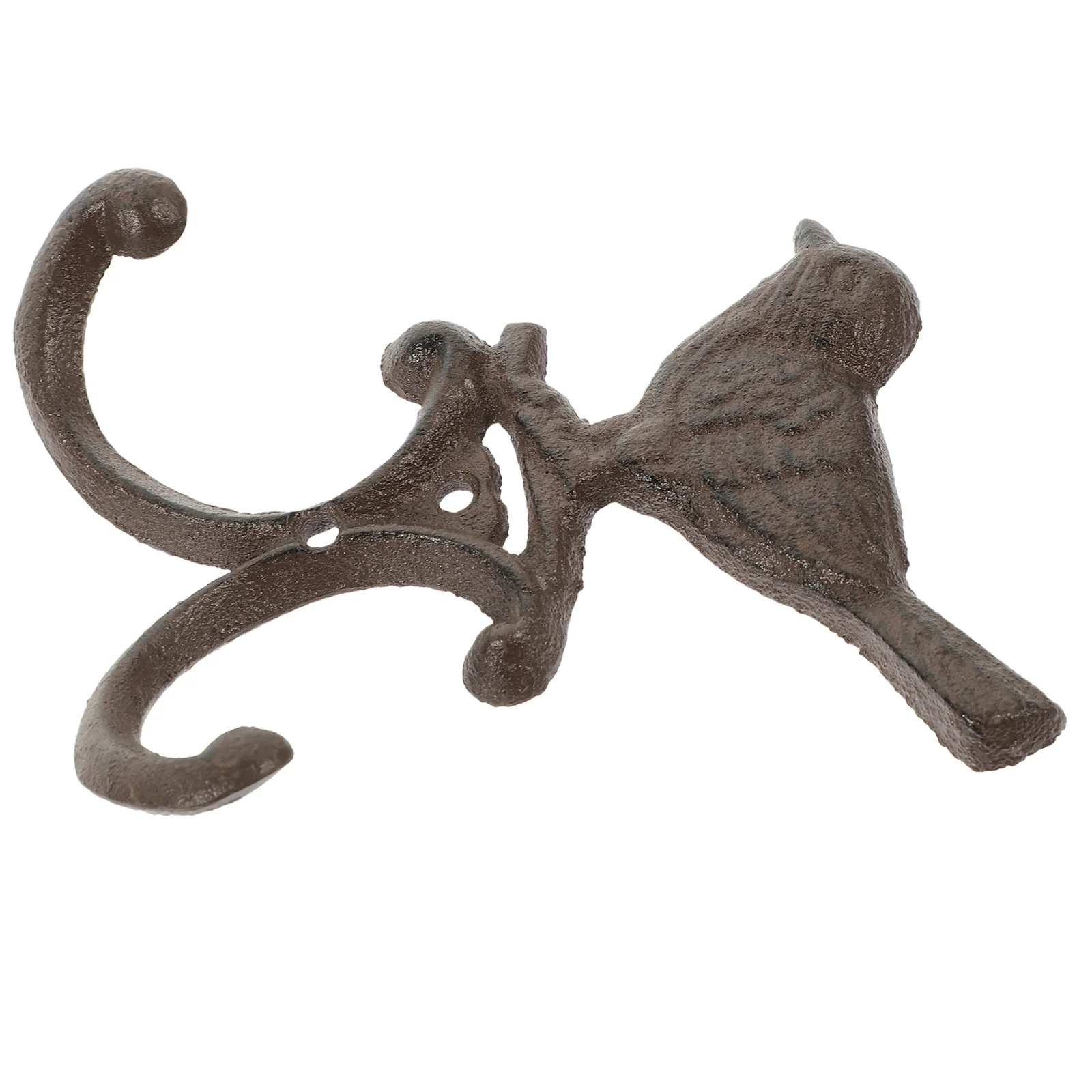 

Cast Iron Bird Hook Bathroom Wall Hooks Clothes Hanger Heavy Duty Hanging Decor Mounted Hat Metal