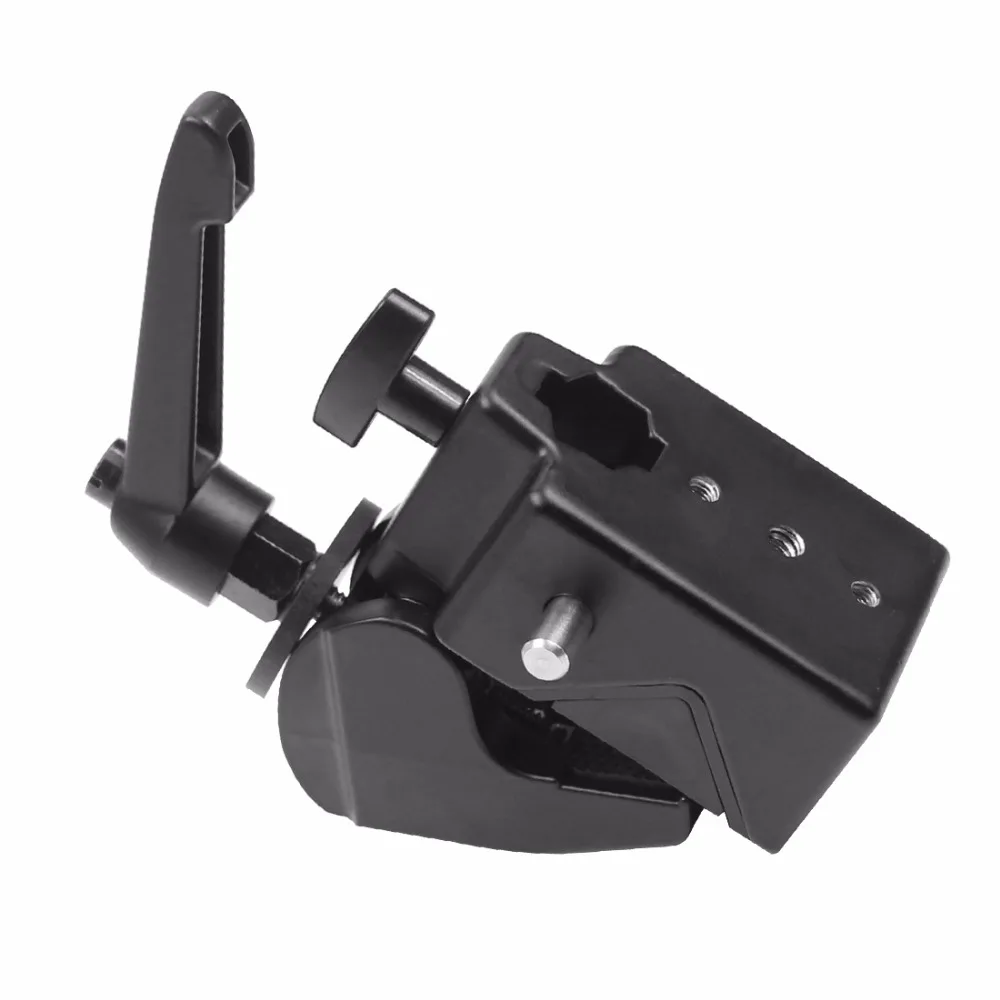 Multifunktions Super Clamp Crab DSLR Kamera Befestigung Halterung Aluminium Clip für Canon Nikon Flash Foto Studio Stativ Halter Halterung – Detail 2