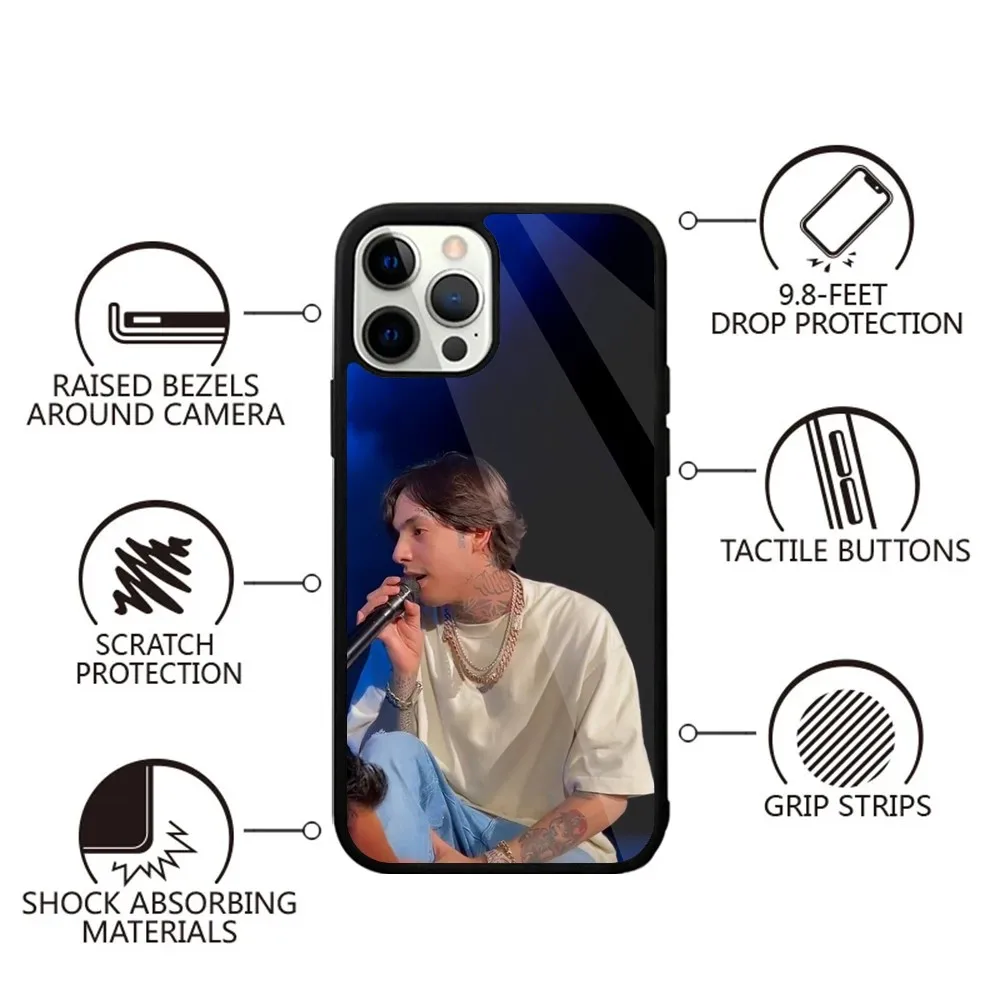 N-Natanael C-Cano Rapper Singer Phone Case For iPhone 15,14,13,12,11,Plus,Pro,Max Mini Magsafe Magnetic Wireless Charging