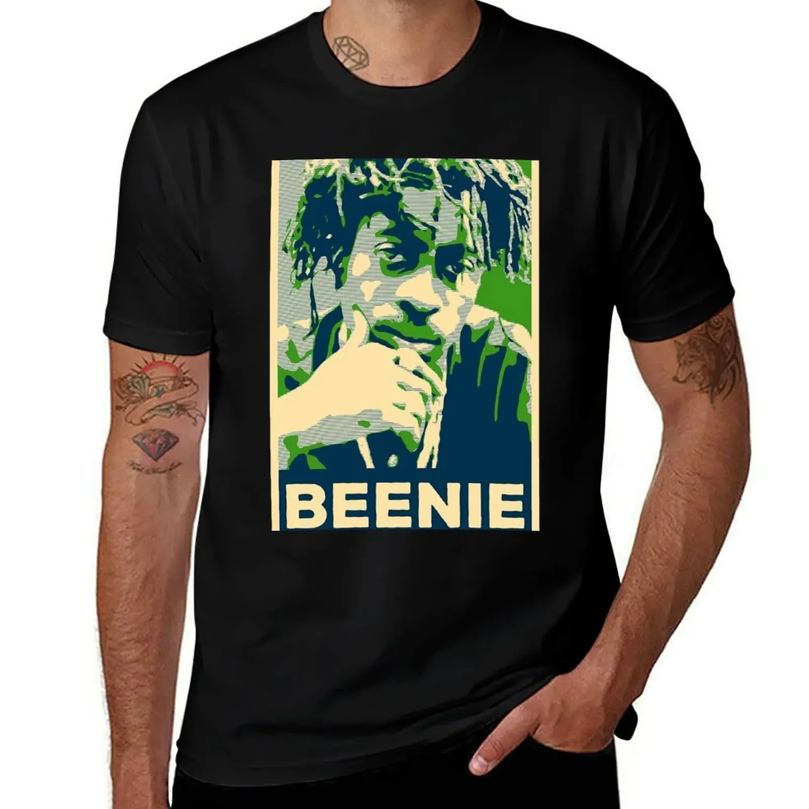 

Famous Jamaican Musician: Beenie Man - HOPE Icon of Jamaica T-Shirt T-shirts man customs shirts men