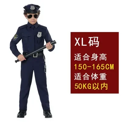 Halloween Politieagent Kostuums Volwassen Feest Carnaval Politie-Uniform Mannen Leger Politieagenten Cosplay Kleding Zet Feest Prestaties