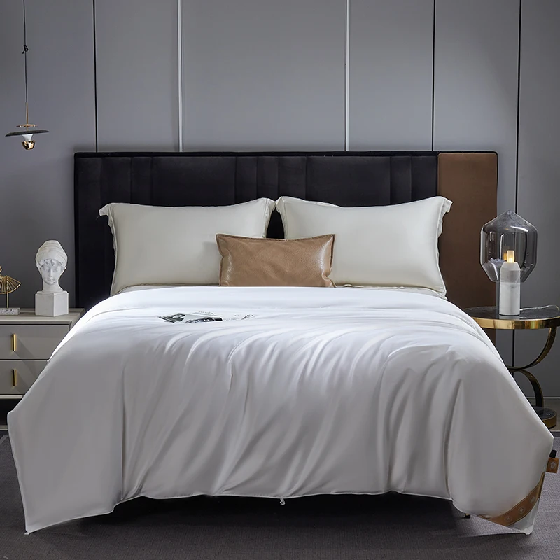 

Highly Rated Summer Silk Duvet, 100% Pure Silk Filling, Soft & Skin - friendly, Queen Size, Plain Style, Warranty - included