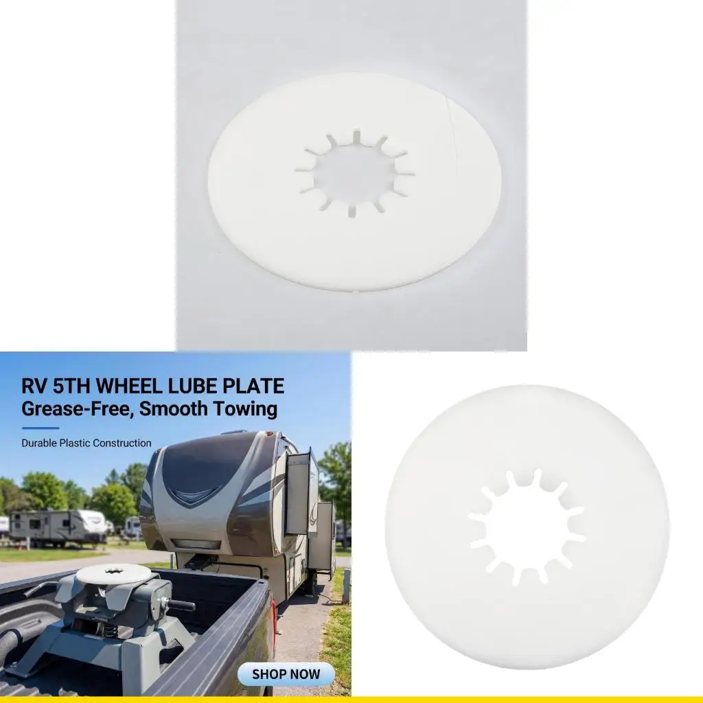

SZCH Lube Plate for RVs Truck Easy Installation Universal 5th Wheel Lube Plate Disk