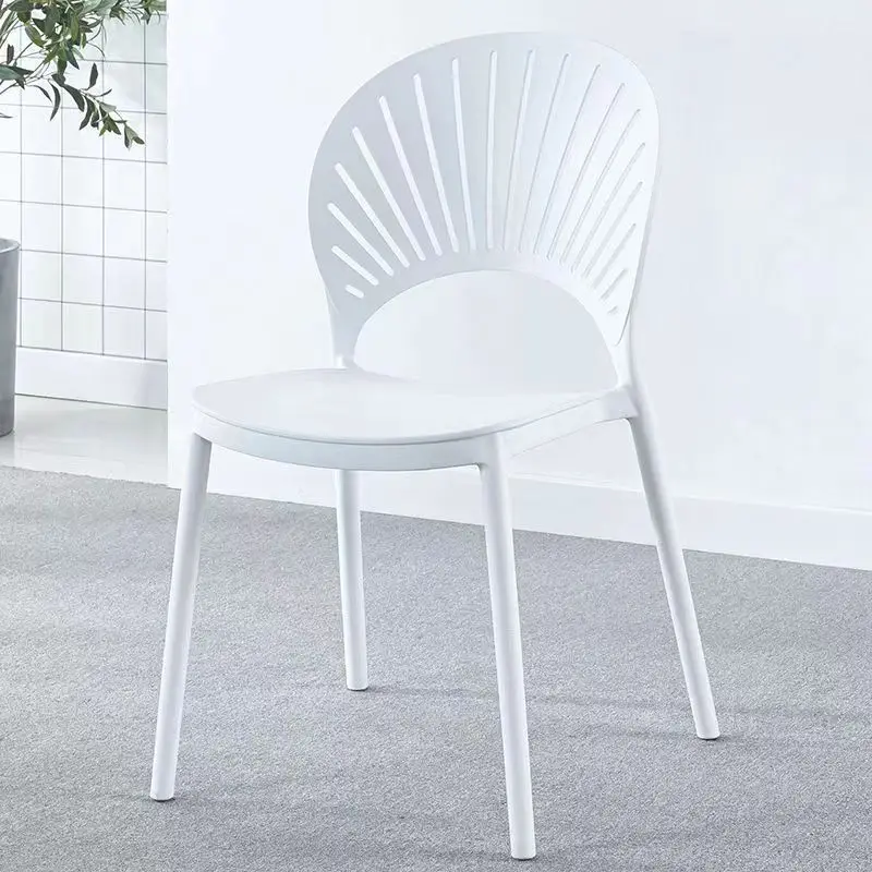 2024 New Dining High Kitchen Chair PlasticDining Chair Simple Table Chairs