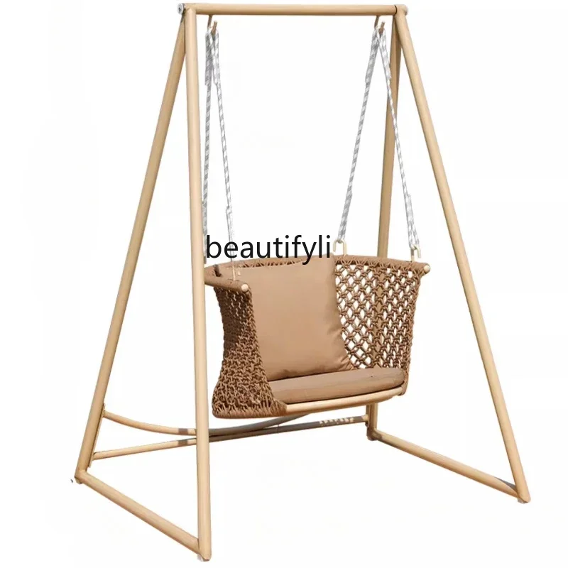 

Household Balcony Leisure Lazy Cradle Chair Indoor Swing Hammock Chair Outdoor Garden Hammock Rattan Chair