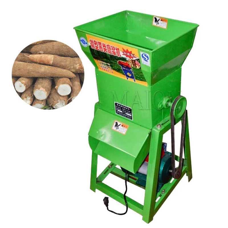 800kg/H Commercial Electric Grinder Potato Kudzu Lotus Root Refiner Household Small Cassava Starch Processing Machine