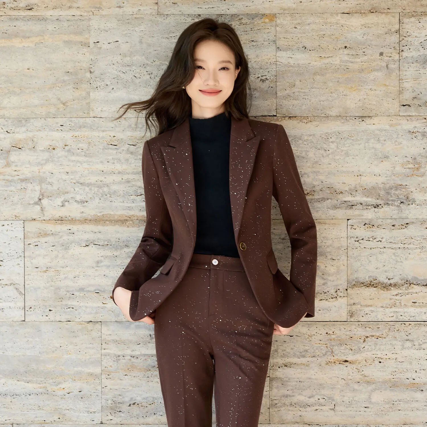 

Formal Pantsuits Business Women Elegant Styles Uniform Designs Professional Blazers Suits with Pants and Jackets Coat Career