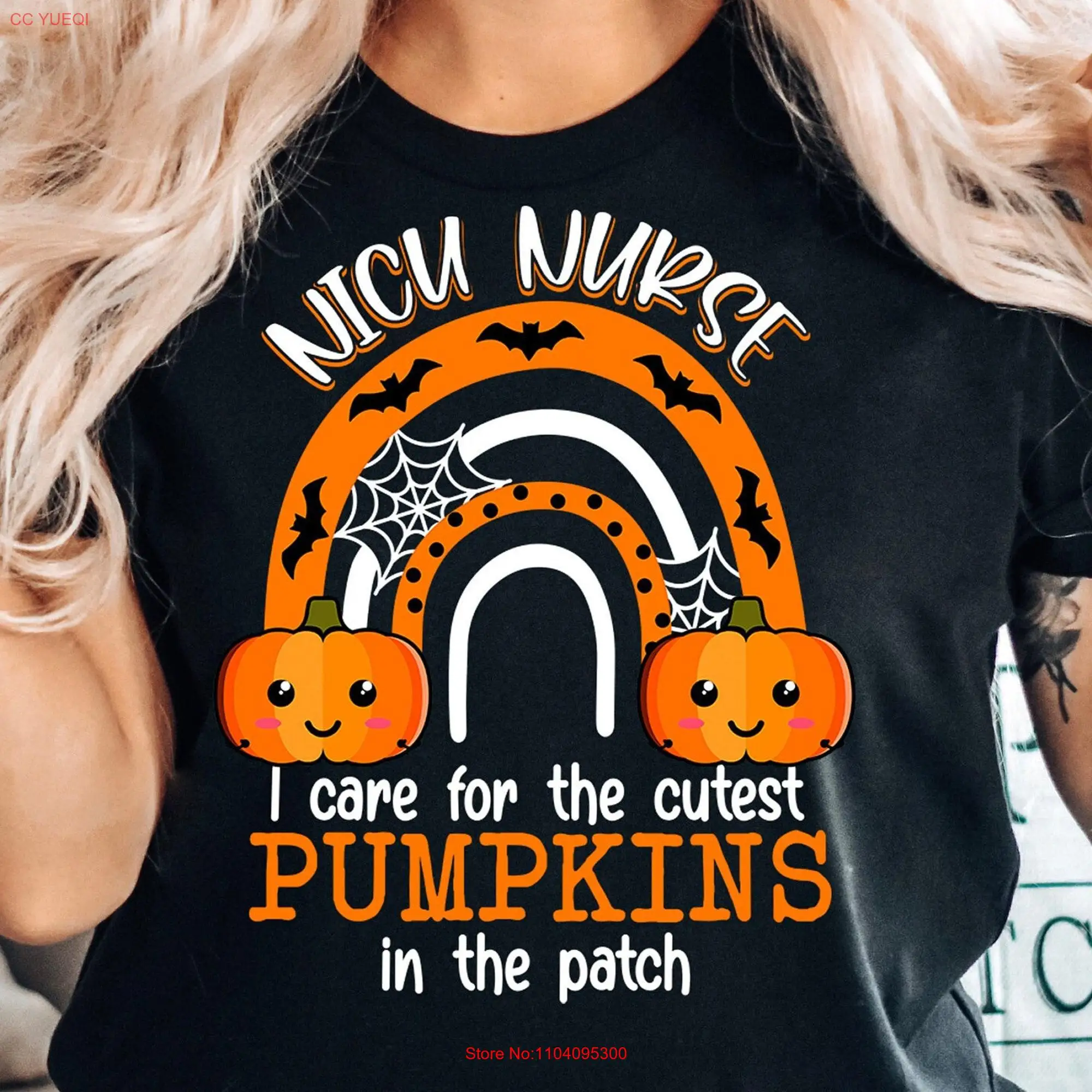 NICU Nurse Halloween shirt hoodie sweaT T tank top gift neonatal intensive care rainbow midwife doula