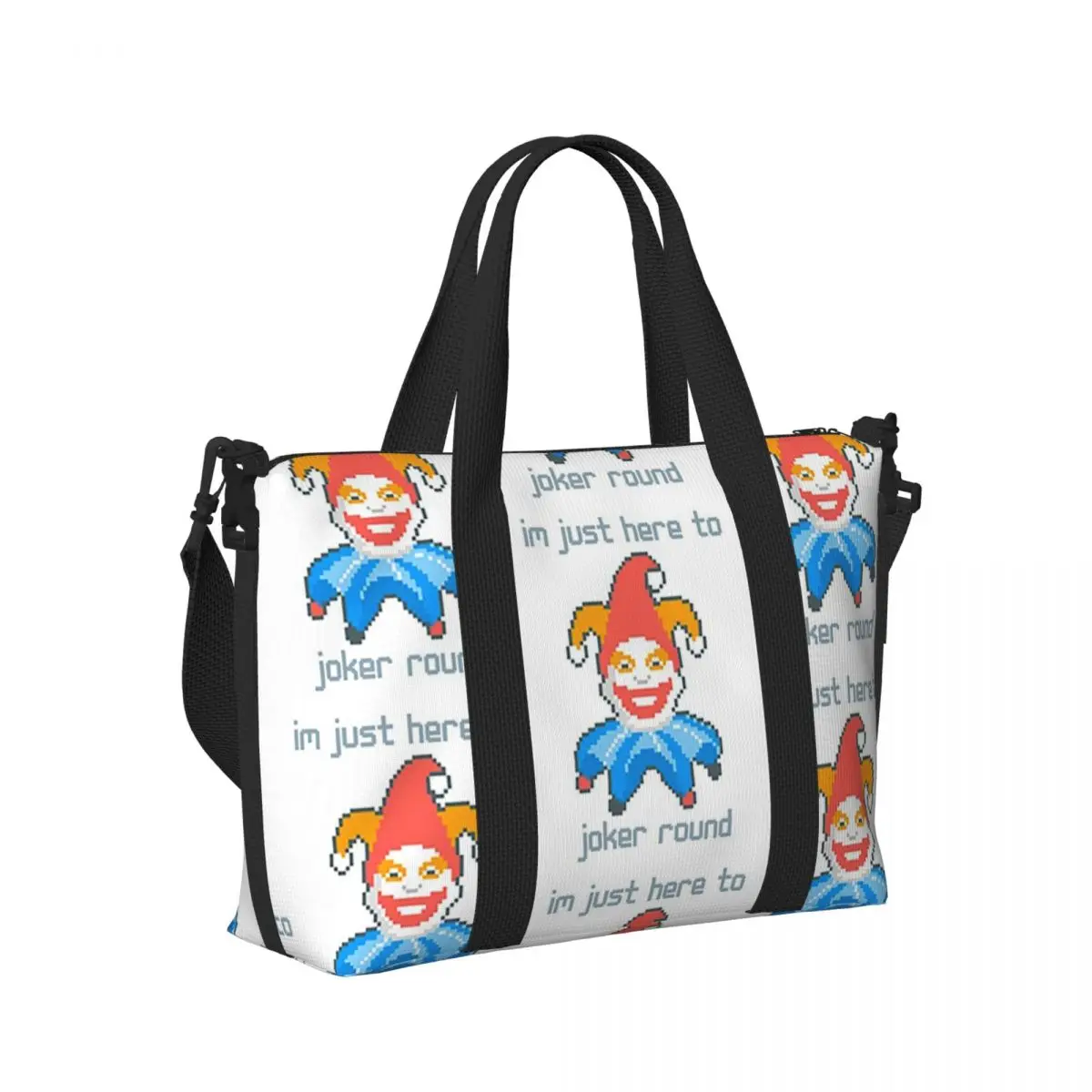 

Balatro Game Card Joker Funny Beach Travel Bag Large Capacity Tote Bags for Gym Sport Women Shopping Duffle Shoulder Bag