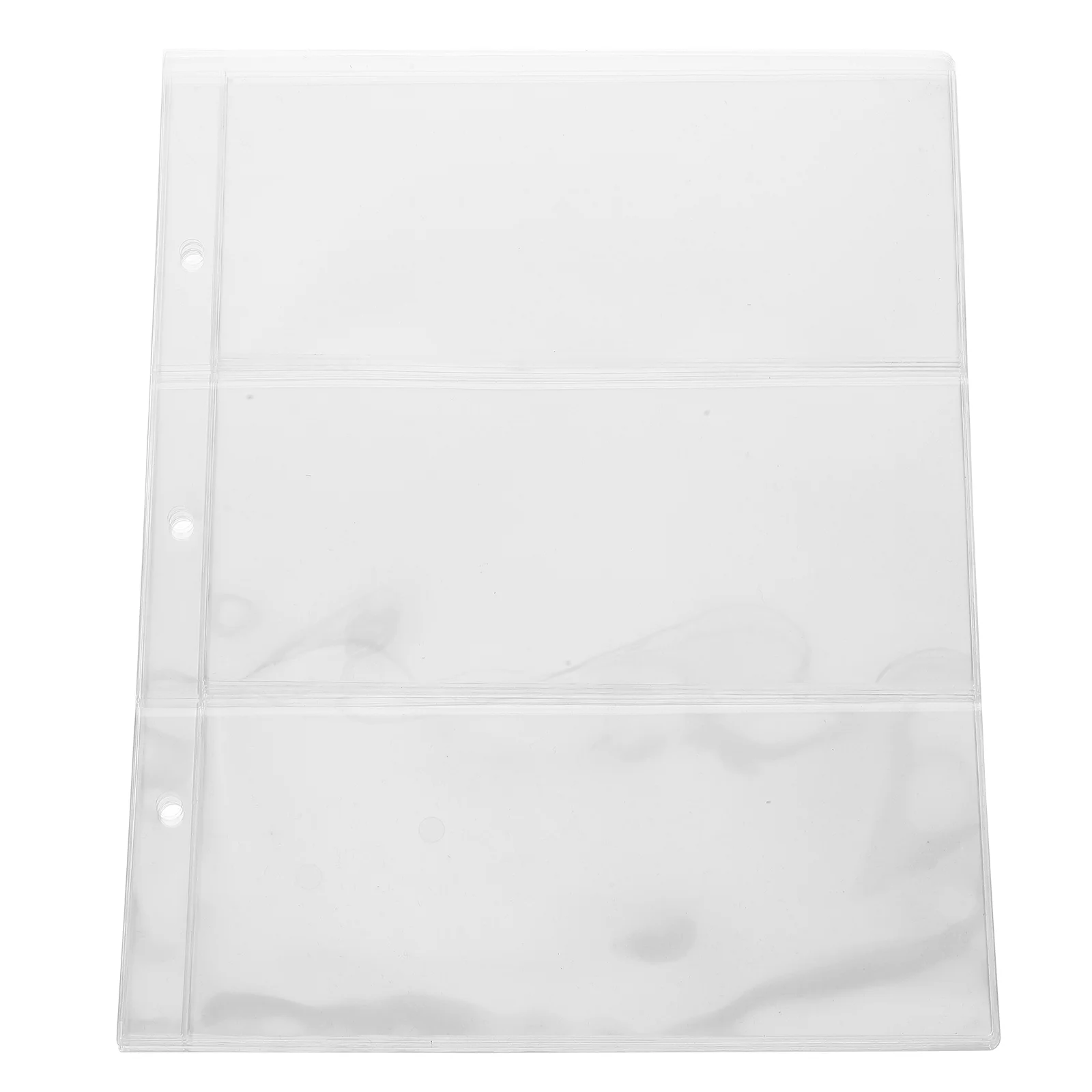 

20 Pages Banknote Collection Book Inserts PVC Protective Covers for Paper Money Holders Stamp Collectors Album Pages