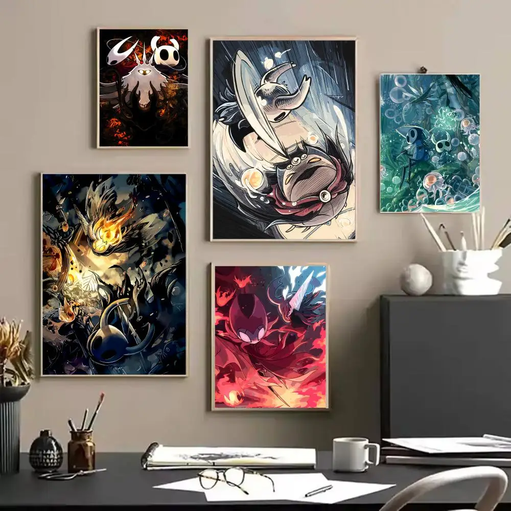 Game H-Hollow K-Knight Painting Calligraphy Canvas HD Poster Wall Art interior Hallway Home Decoration Holiday Gifts